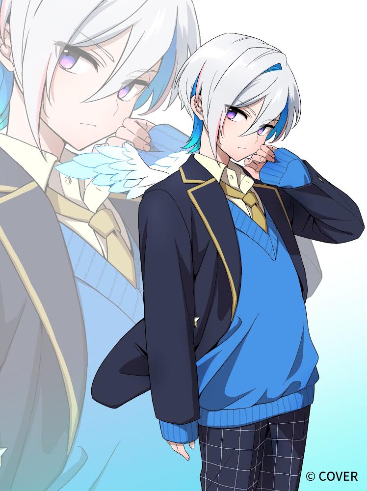 💫 天音かなた様 ご依頼💫 
【ホロライブ イケボ企画・男性化立ち絵⑥】※未発表 

 1年生　彼方(天音かなた様)  

 #かなたーと