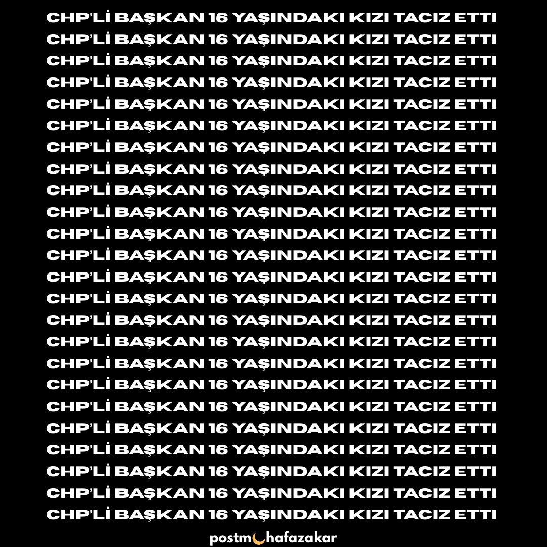 CHP'li Belediye Başkanı Hasbi Dede'nin 16 yaşındaki küçük kıza attığı ahlaksız mesajlar:

- Sakın annene söyleme
- Beni beğeniyor musun
- Sence nasıl görünüyorum
- Etkiliyorsun beni
- Sevgilin olabilir, sorun yok
-Ben nasıl bir erkeğim
-Ağzın boş mu