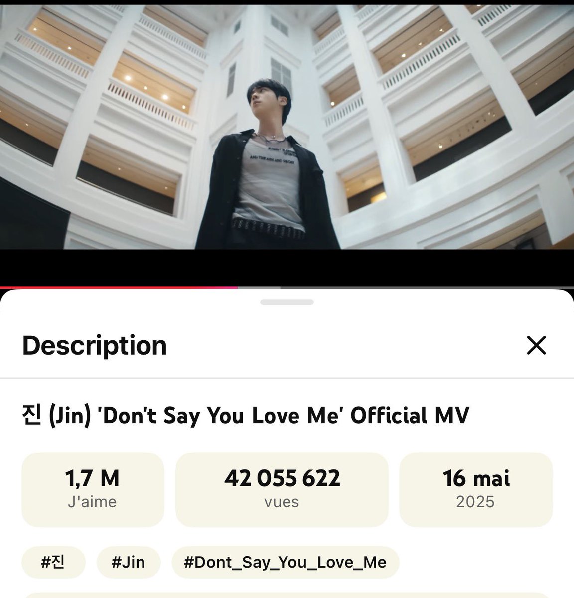 JinYouTube_'s tweet photo. #50MforDSYLM DOJEON! 🎥💥

Join the DAILY challenge to reach 50 MILLION views for 'Don’t Say You Love Me' MV as soon as possible! 

Let’s reach our 50M goal 🔜

Stream here: https://t.co/GbfHlTFi1a

Could I get 50 streaming screenshots please? https://t.co/omO8G77Nnm