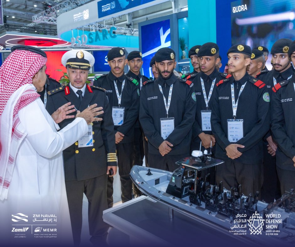 نتشرف بزيارتكم لنا في #معرض_الدفاع_العالمي_2026
تفضلوا بزيارة جناحنا في القاعة 2 – جناح رقم C9

Find <a href="/ZM_Naval/">ZM Naval</a> at #WDS2026
We look forward to your visit
 at Hall 2, Stand No. C9

#الزامل_لبناء_وإصلاح_السفن
#الشرق_الأوسط_البحرية_للصيانة