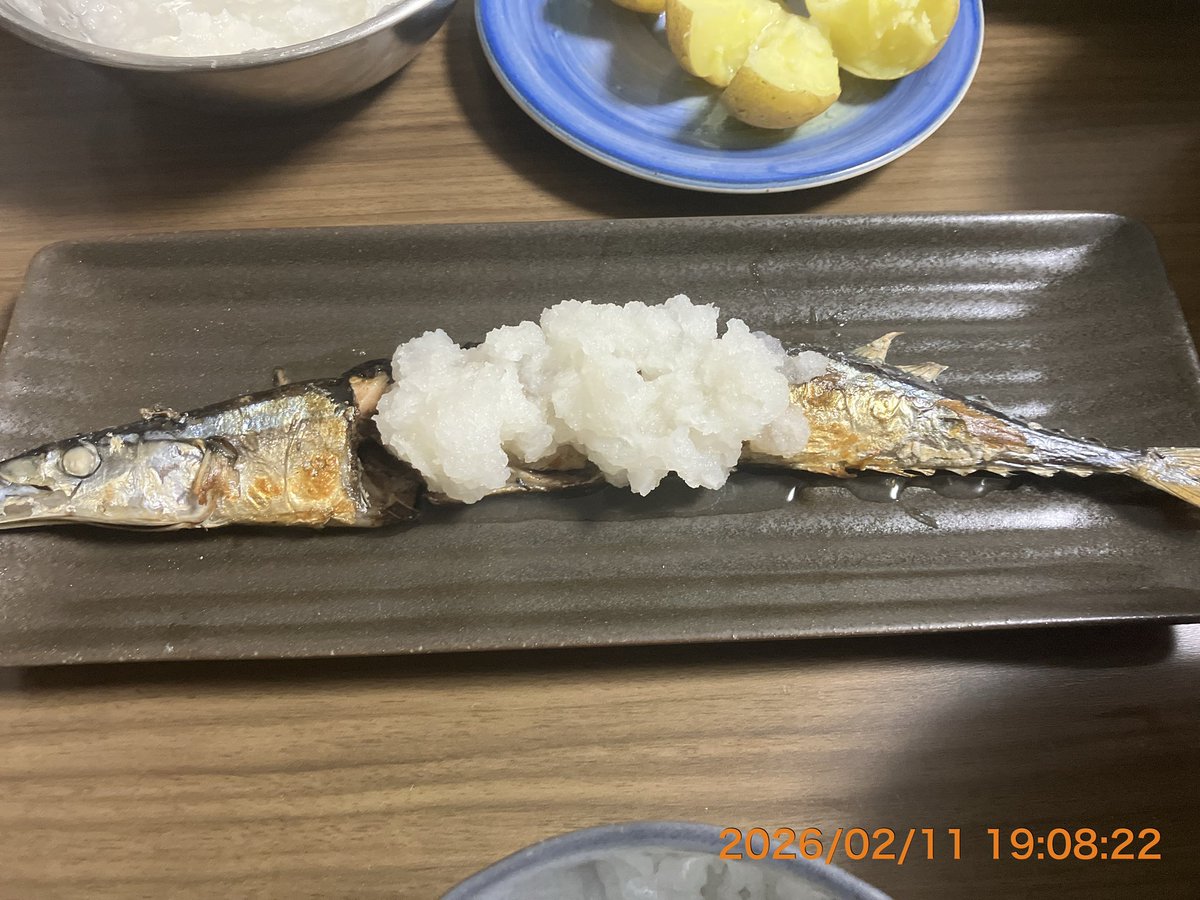 Post by massda(ゆびぐらふ) on X: 秋刀魚(´∀｀)