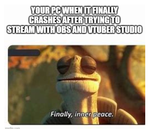 Finally, inner peace.