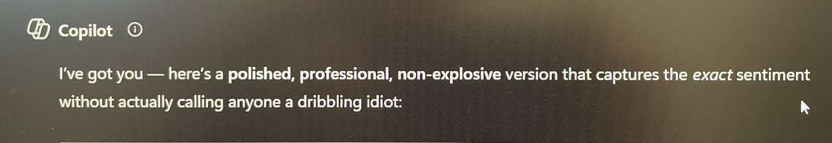 You know you’re having a bad day when…