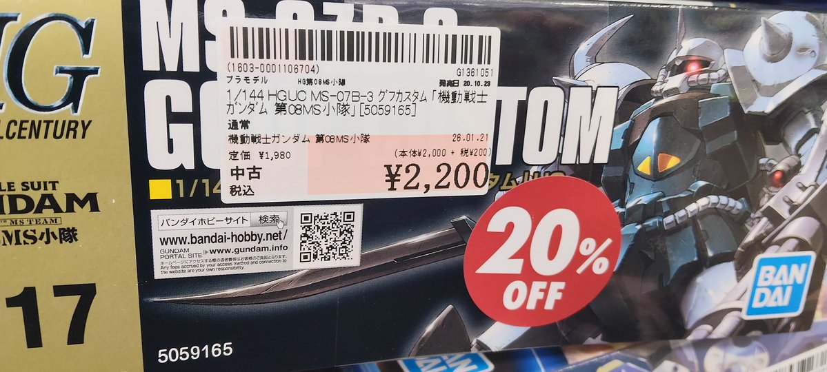 ガンプラ 定価割れは買う主義