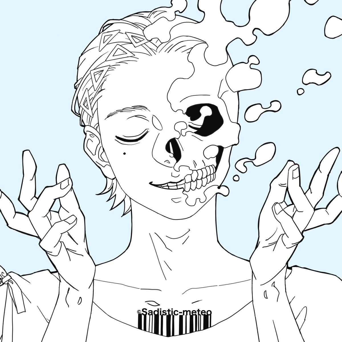 アイコンにしてる絵は結構お気に入りです。トリップというタイトルでした