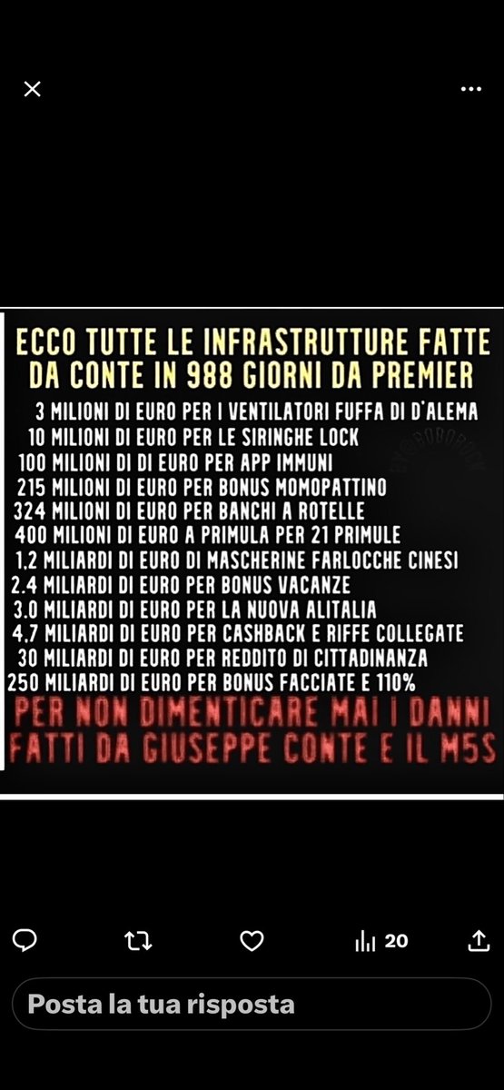 chupito71's tweet photo. @GiuseppeConteIT Così giusto per non dimenticare https://t.co/tkcV43YOOJ