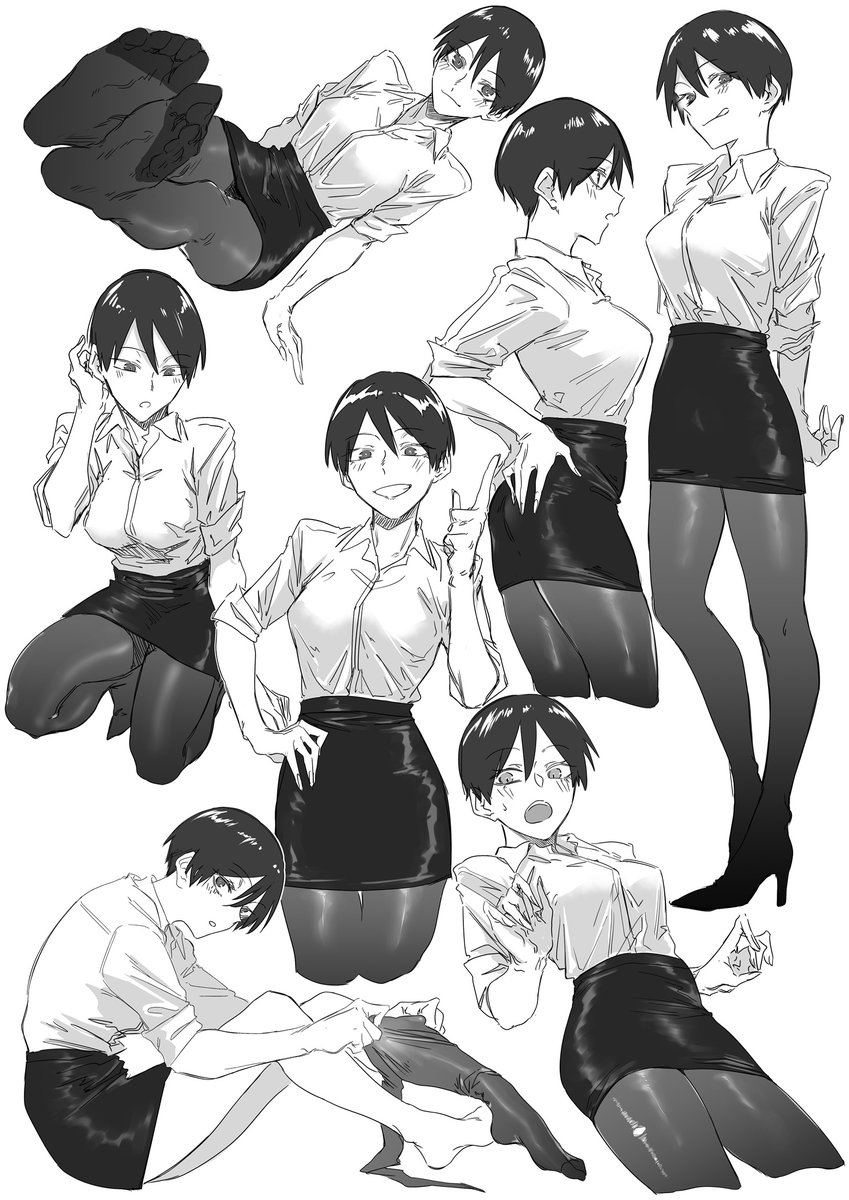 ボーイッシュは黒スト美脚を愛でる党