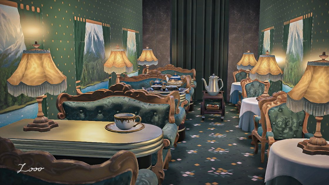 🚞 今回のマイデザ車内の全景
#animalcrossing #acnh #あつ森