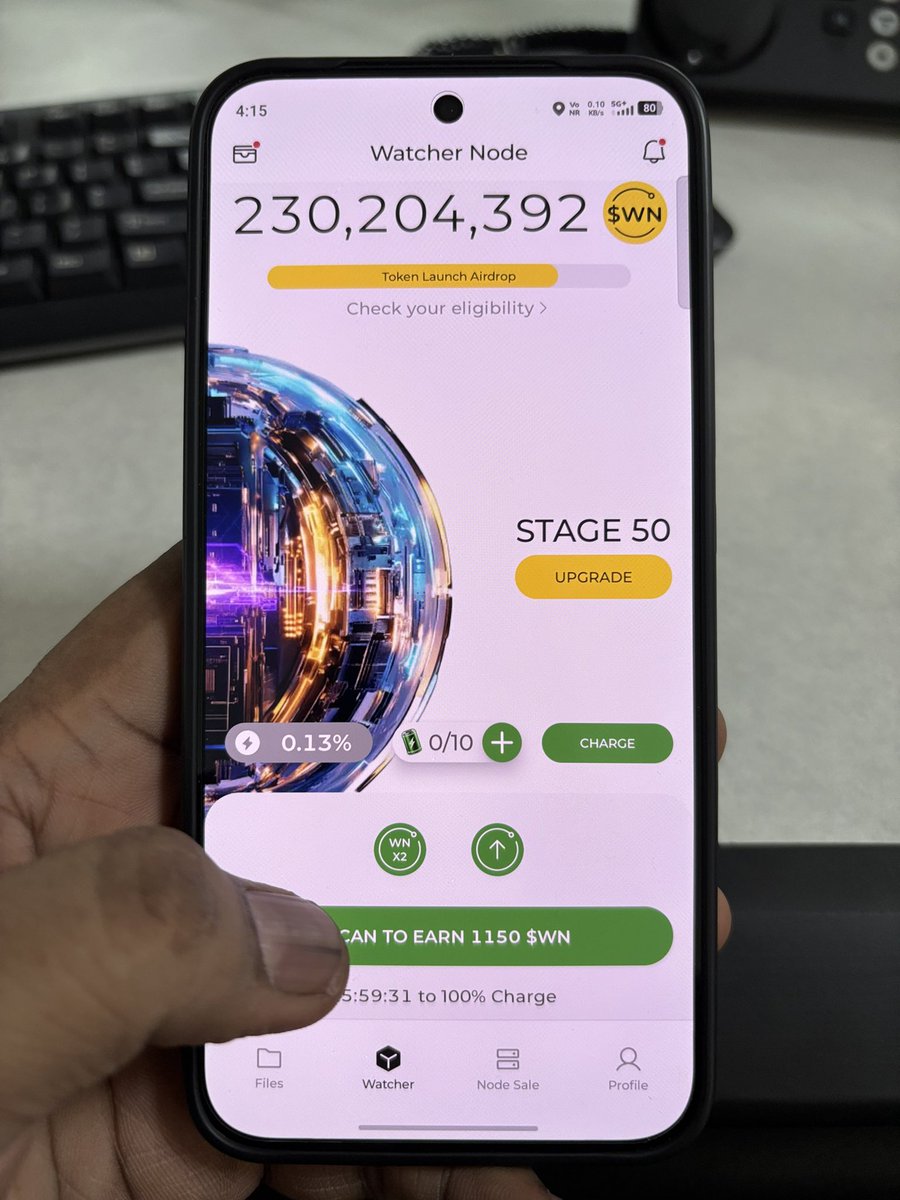 drocks08's tweet photo. Launching Watcher node to secure @DeNetPro storage network, live from india ! #WatchersEverywhere https://t.co/wNl6Uwa0ah