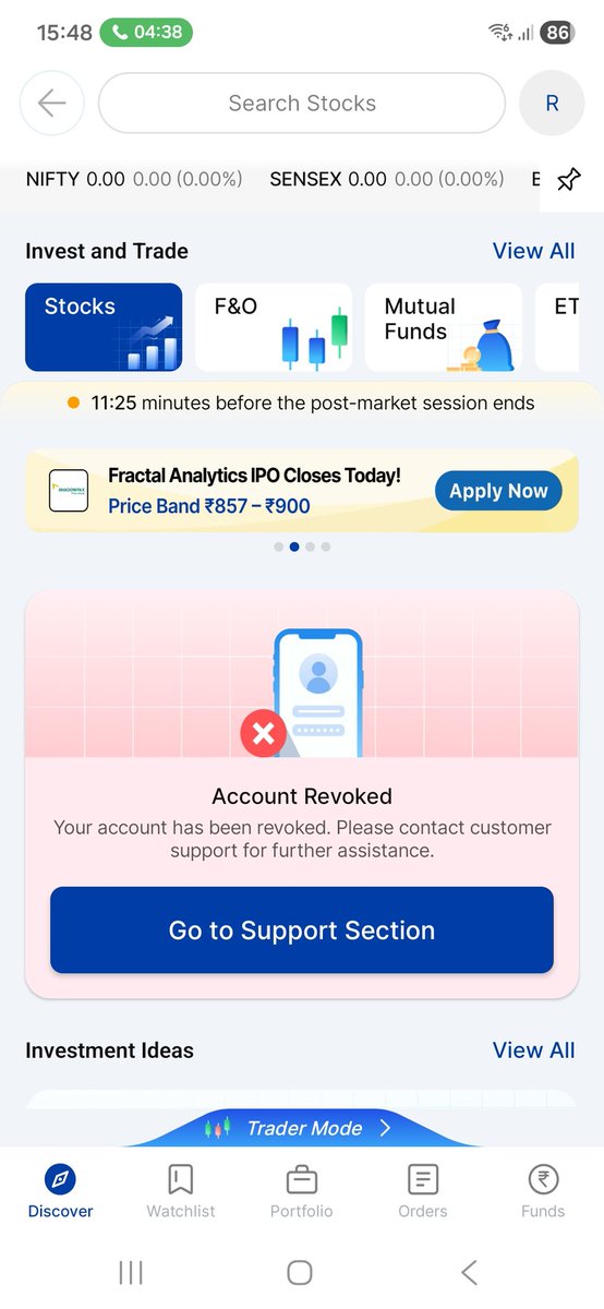 ImRkushwaha's tweet photo. @Paytmcare Mera paytm money account revoked ho gaya hai pz help https://t.co/Ycmeo0S7nw