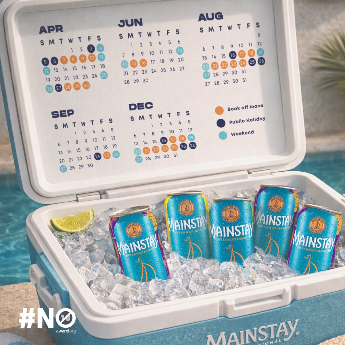 2026 is in motion, but the holiday mood doesn’t have to end 😎

Mark your calendars and make the most of upcoming public holidays and long weekends 🤫

Reshare this post with #ChangeToMainstay for a chance to WIN a 6-pack of each flavour to enjoy on your time off!