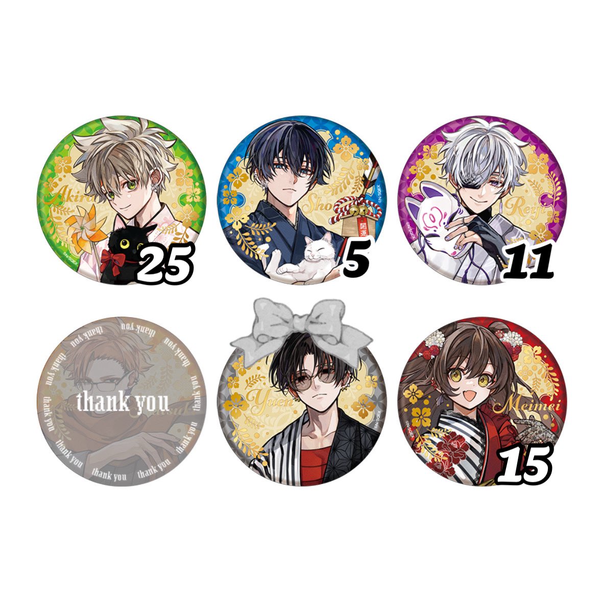 ʚ 東京エイリアンズ ɞ 推し旅 箔押し缶バッジ ʚ 譲 ɞ 郡司,天空橋,雨宮