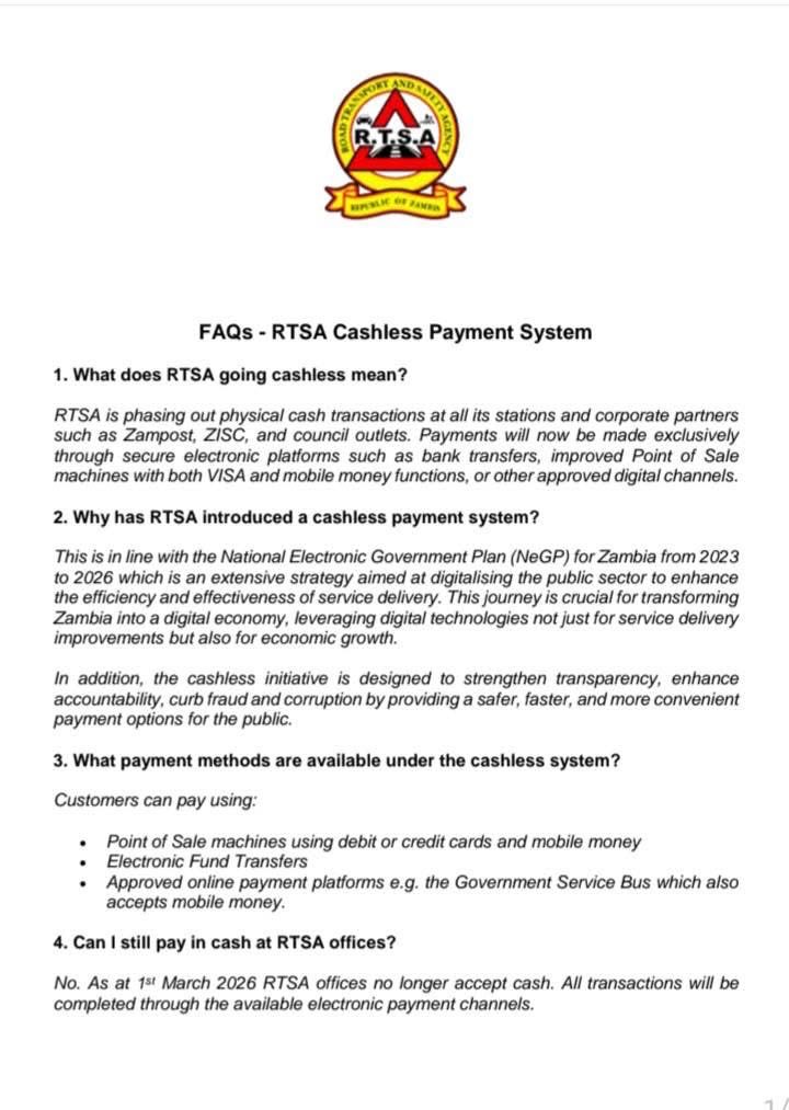 AskRtsa's tweet photo. RTSA GOES CASHLESS – SOME OF YOU HAVE ASKED!

We’ve compiled answers to 11 of the most frequently asked questions about our new cashless payment system. Get informed and stay updated.

#RTSA #BuildingCapacity
#BeRoadSmartLifeisPrecious https://t.co/KotFhUXBjs