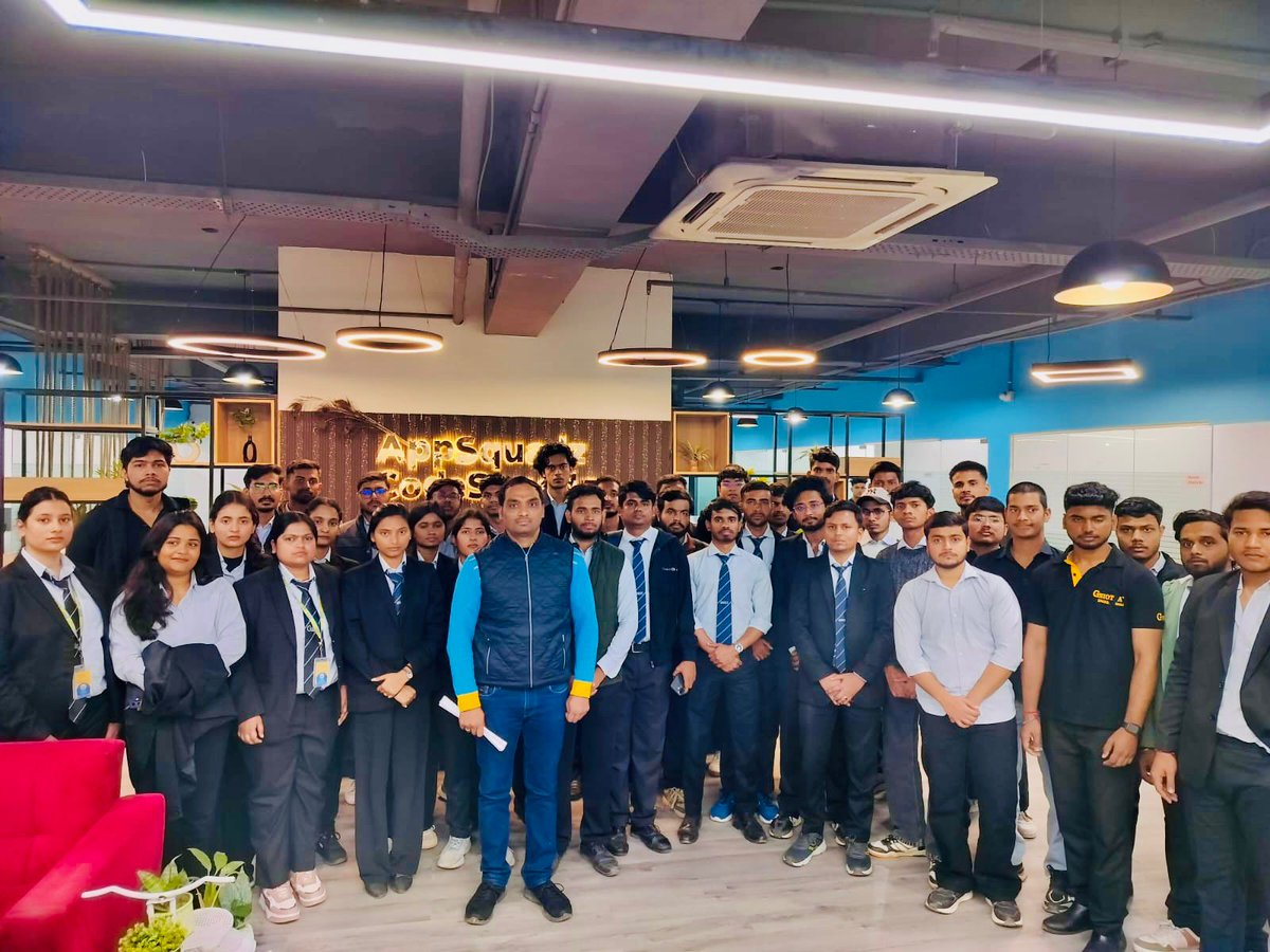 GNIOTCollege's tweet photo. BTech 3rd year students of GNIOT explored real world software development at CodeSquadz, gaining hands on exposure to industry workflows, emerging technologies, and corporate practices.
#IndustrialVisit #CodeSquadz #DDCS #IIIC #IndustryExposure #GNIOT #StudentDevelopment https://t.co/soWm90cd5U