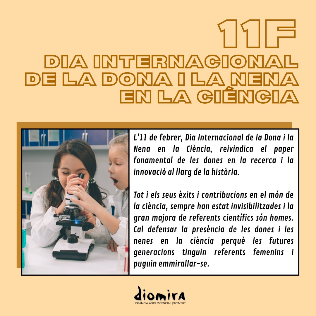 Avui és el Dia Internacional de la Dona i la Nena en la Ciència i volem reivindicar i visibilitzar el paper fonamental de les dones i les nenes en la recerca i la innovació. 📚

#educació  #ciència #11F