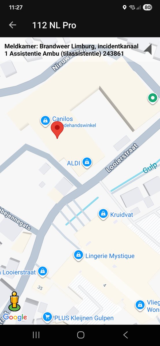 Assistentie Ambulance bij Prioriteit 1 Incident