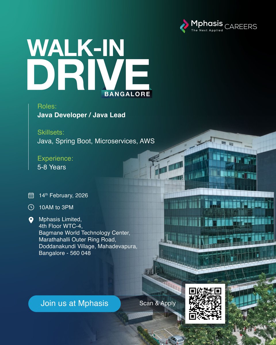 Mphasis Careers tweet media