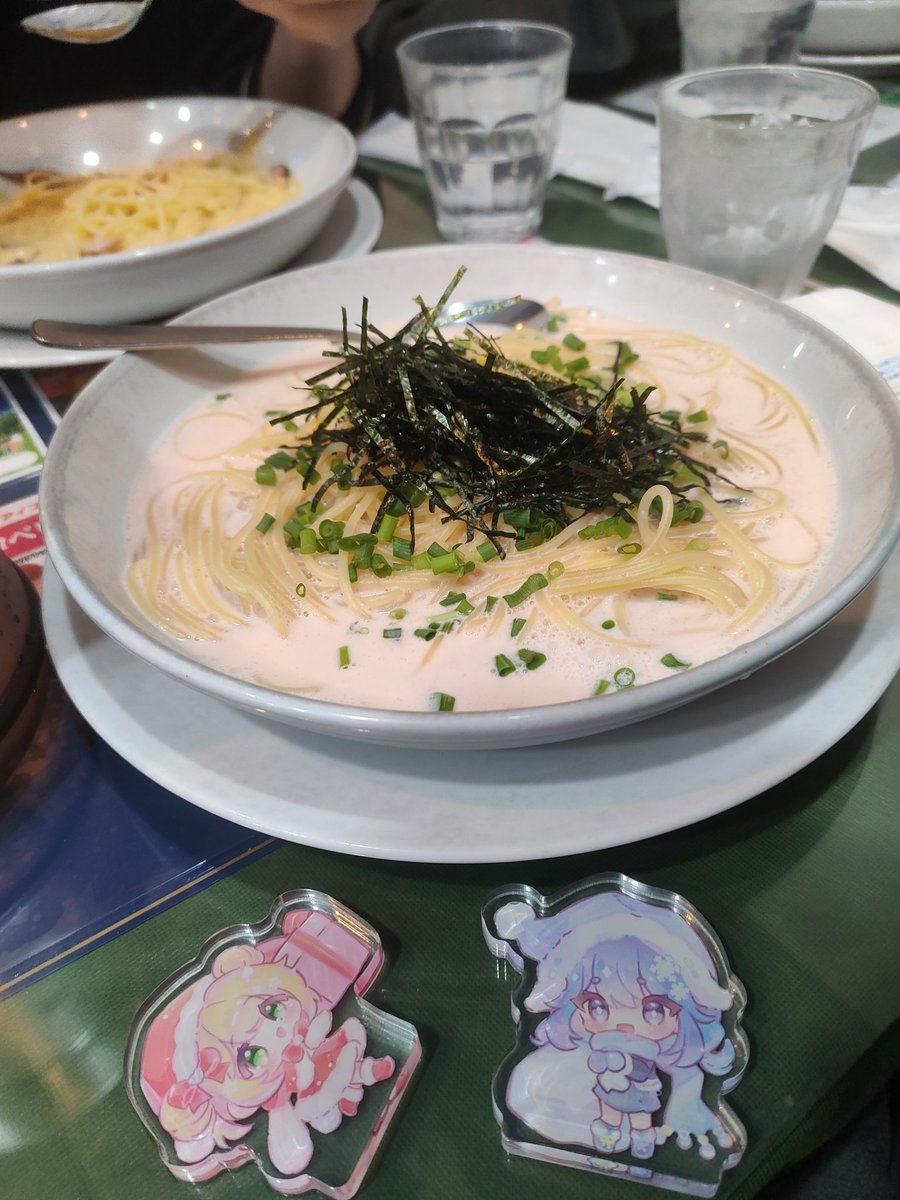 明太子義大利麵🤤
#一天一蘋果
#冬村FM