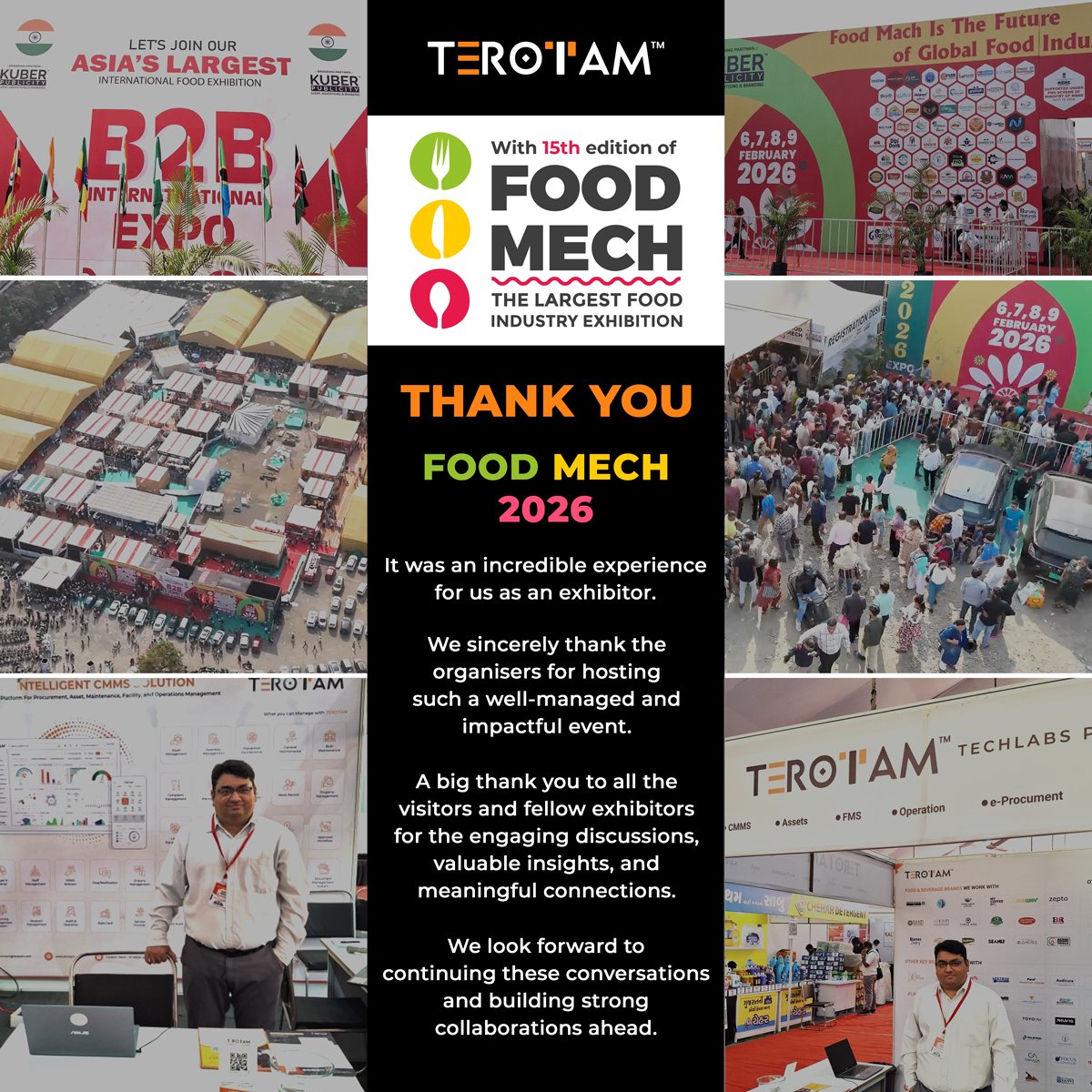 Thank you, #FoodMech2026!

Great experience for #TeroTAM at one of Asia’s largest food industry exhibitions.

Appreciate the organizers, visitors &amp; partners for the valuable conversations and connections. Looking forward to stronger collaborations ahead!

#FoodMech #FoodIndustry