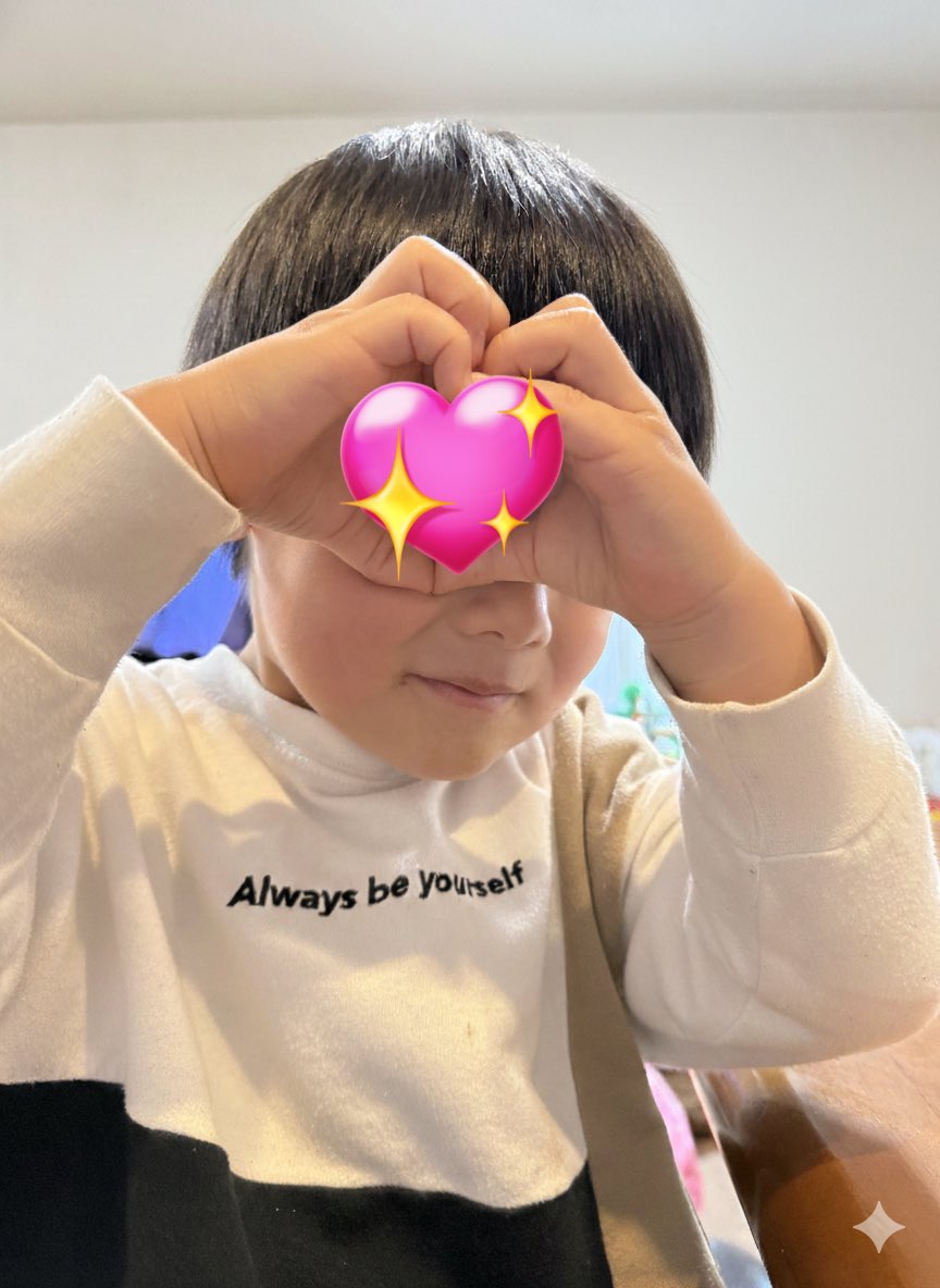 真剣に作る姿が可愛かった☺️本人も上手にできてご満悦🤭✨️るっくんこんな機会をくれてありがとう👑🤍

 #るきとチョコデート