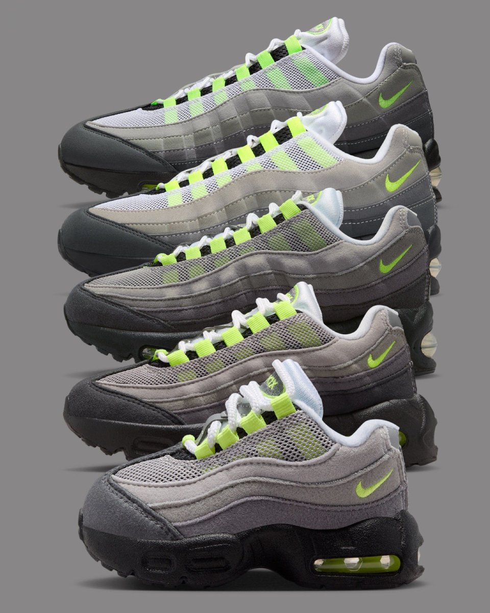 NIKE AIR MAX 95 OG BIG BUBBLE “Neon” エアマックスのイエローグラデ