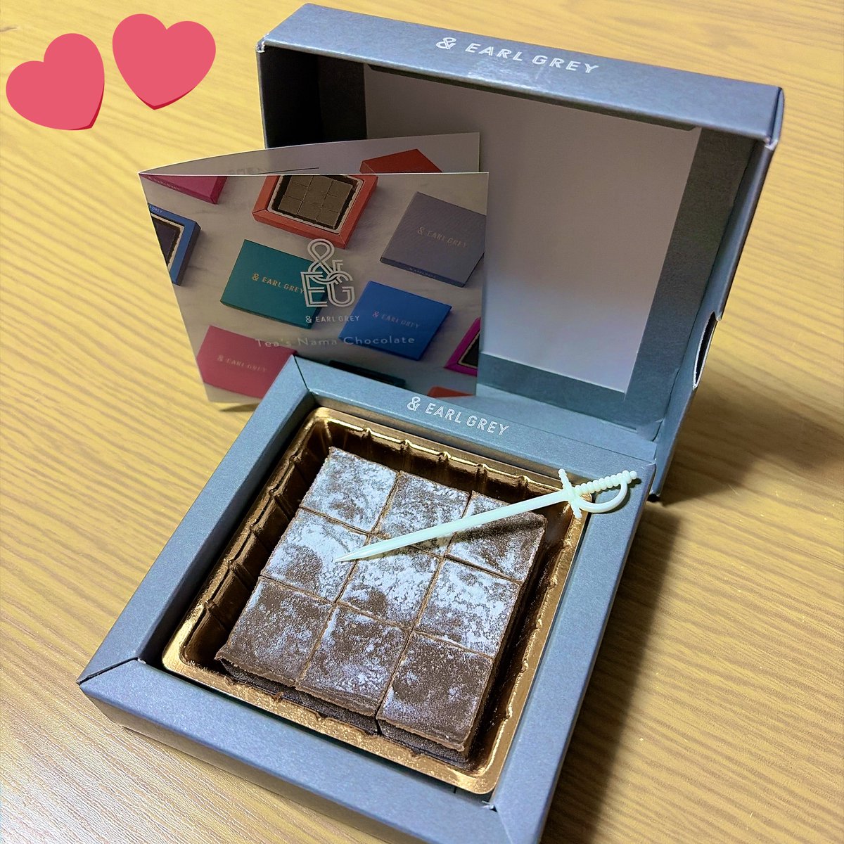 はぁ〜😌とっても美味しい…
アールグレイが香る上品な生チョコ♡

#endearlgrey