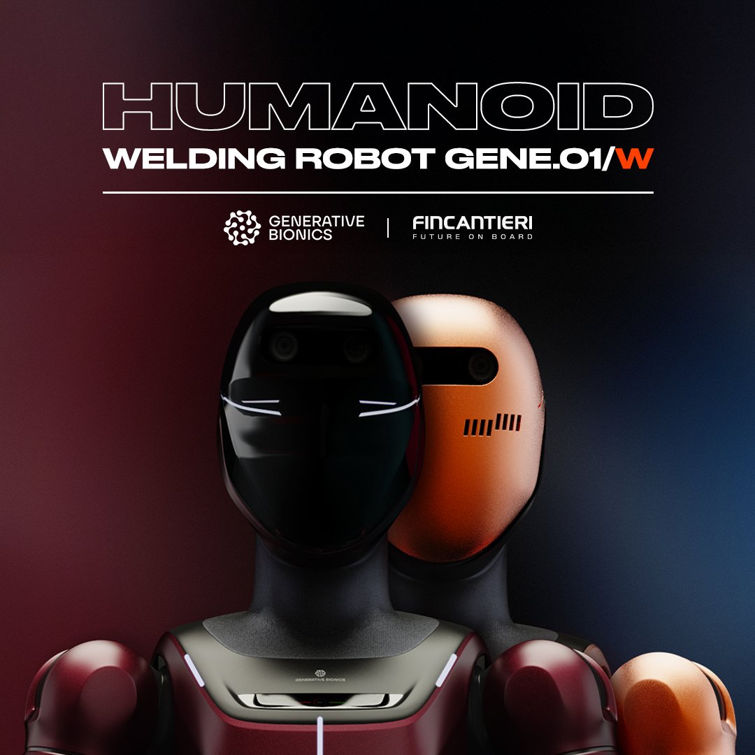 We are proud to announce the launch of an industrial partnership with Generative Bionics, an Italian company focused on the development of autonomous humanoid robots. This collaboration aims to implement a humanoid welding robot designed to operate alongside humans in our