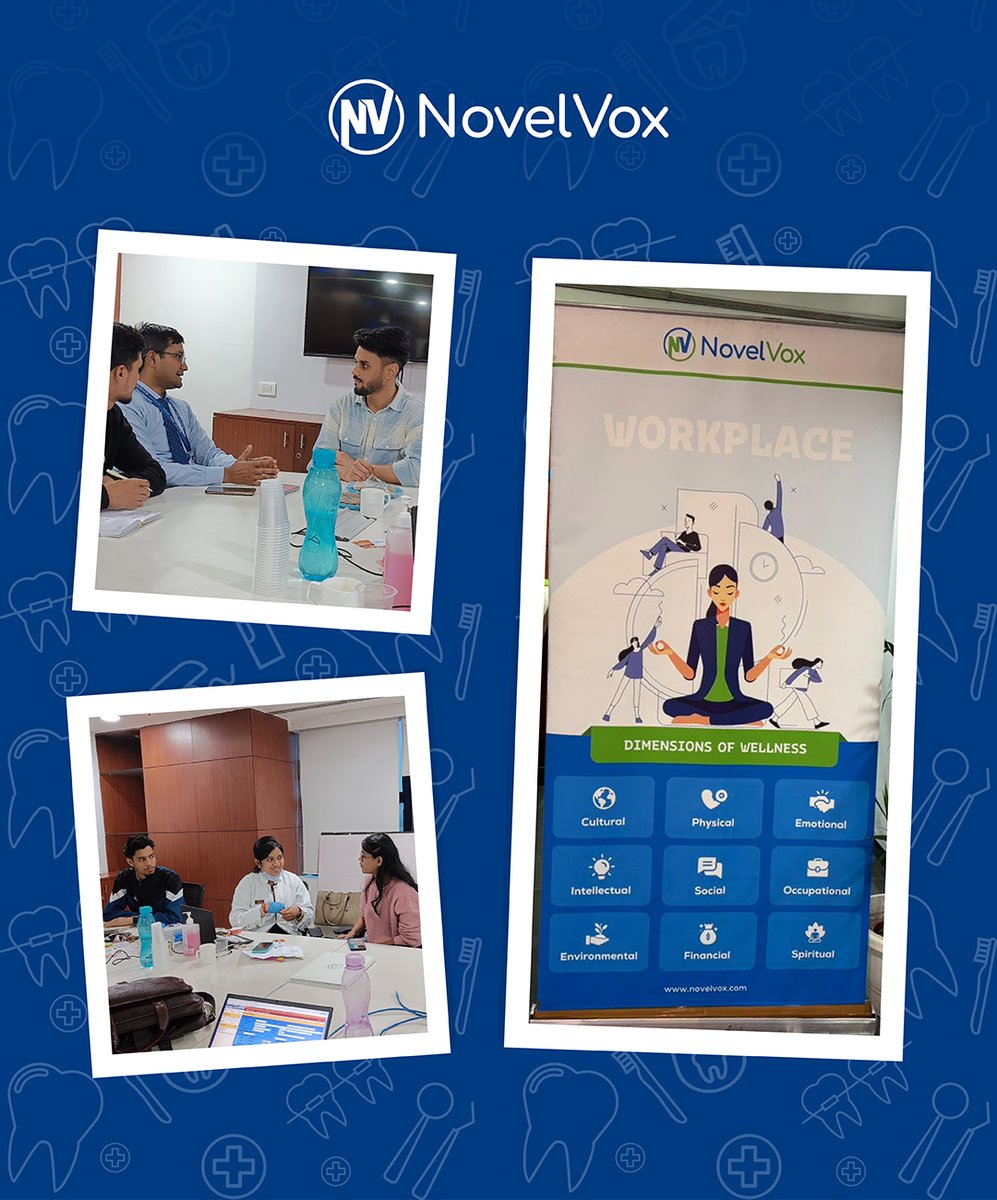 novelvox's tweet image. Wellness initiatives create stronger teams.

The Dental Health Camp at NovelVox helped our employees focus on oral health, early diagnosis, and everyday habits that support overall wellbeing .

#NovelVox #EmployeeWellness #HealthAtWork #CorporateWellbeing #TeamCare #NovelVoxLife