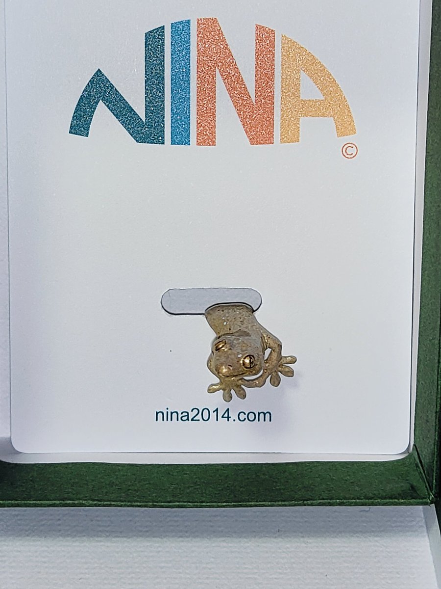 うちも‼️ Ninaさん（@ninaendlesseive）のニホンヤモリイヤーカフ届い