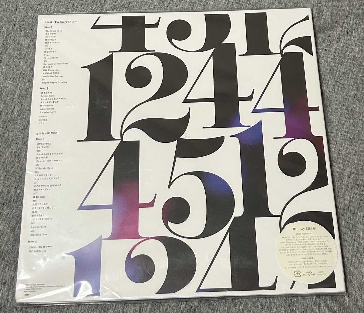 KinKi Kids Concert 2022-2023 24451〜The Story of Us〜 届いてた