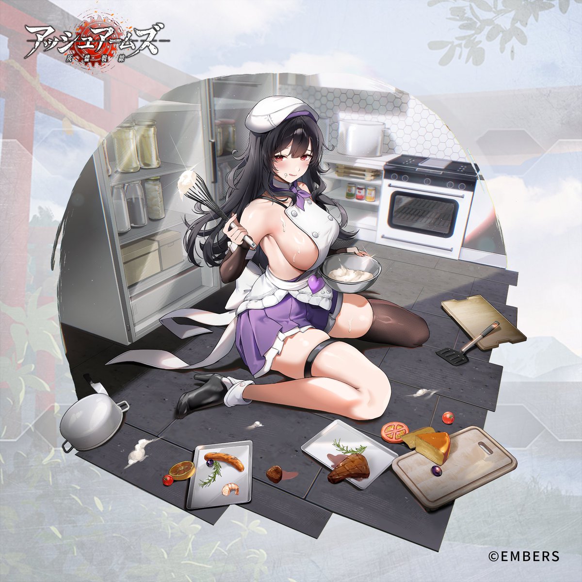 「アッシュアームズ -灰燼戦線-」 軽戦闘機「深山」のスキンを描かせていただきました！👩‍🍳🍳
坂月(@sakaciki)様に監修して頂きました。 

よろしくお願いします！

#アッシュアームズ #アシュア