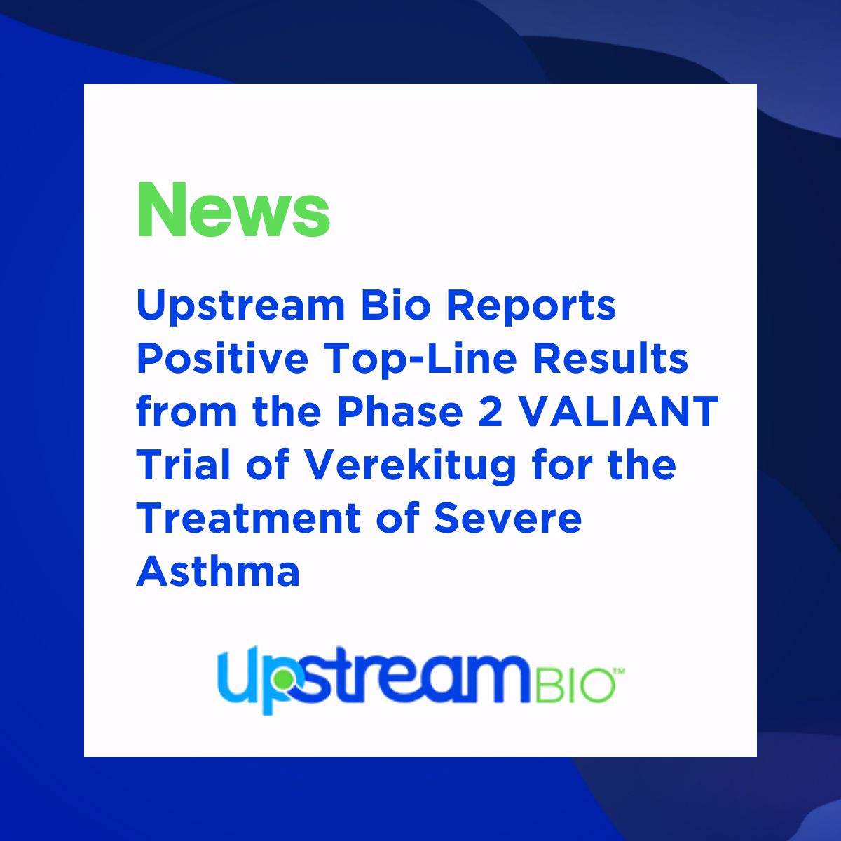 Upstream Bio tweet media