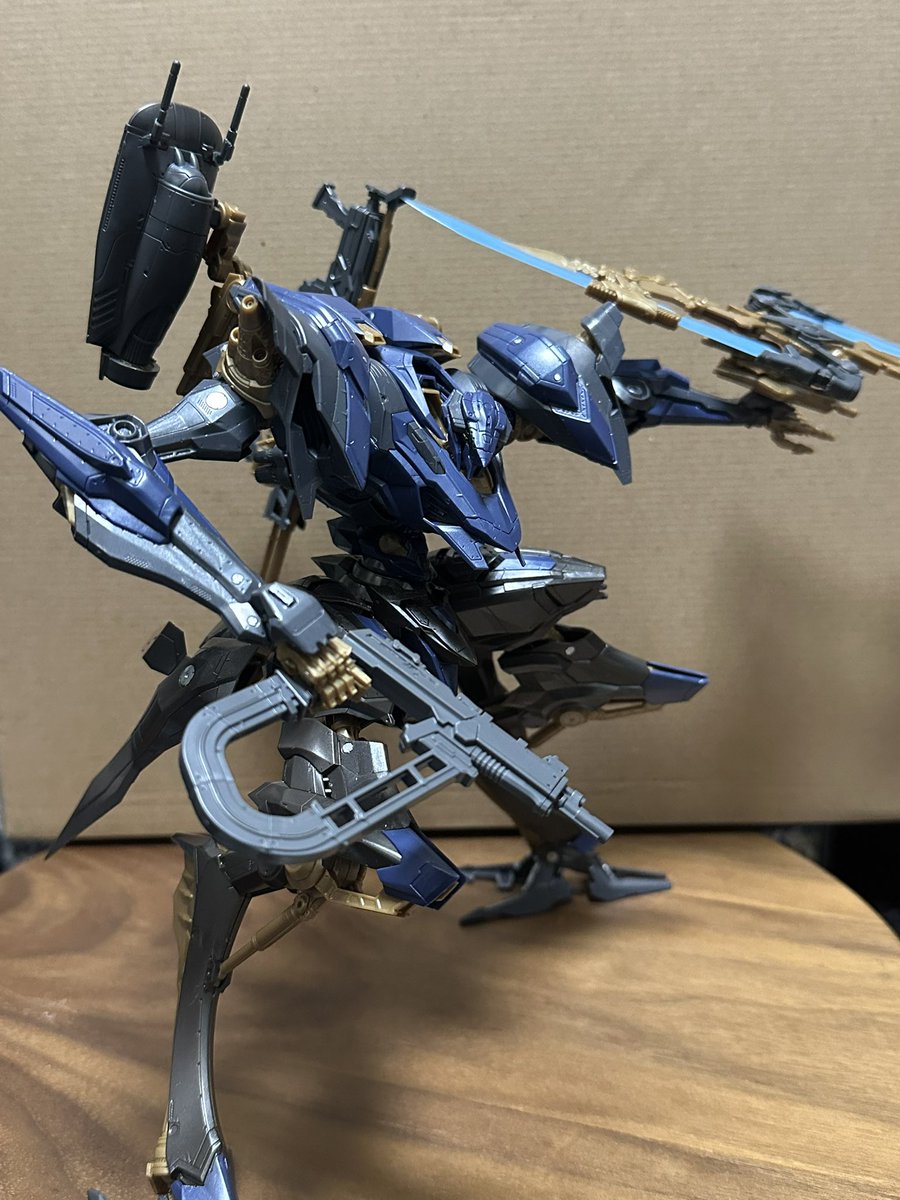 PARA_89314_'s tweet photo. カッコ良き🥳

 #プラモデル 
 #アーマードコア https://t.co/Oy5r20cB9c