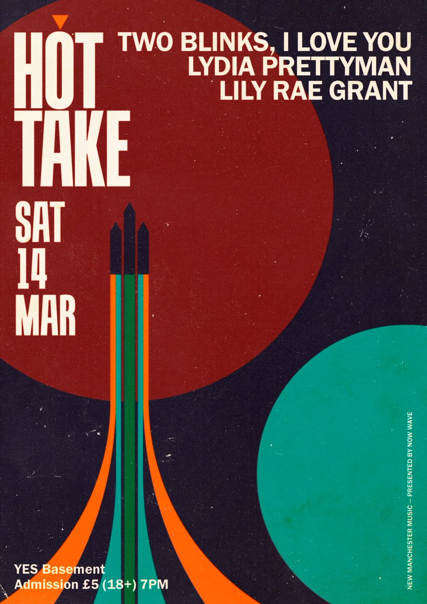 lydiaprettyman's tweet photo. one of my first announcements of many :'-) first full band gig of the year in manchester🥹 14th march @ yes, basement https://t.co/9ocAelQ97Q