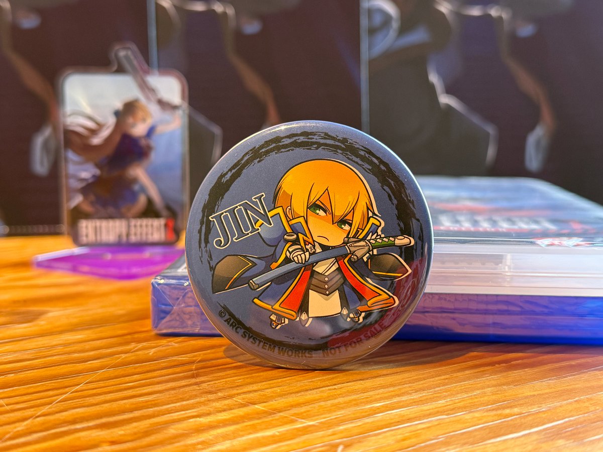 店舗特典紹介-その⑥- 【エビテン】 ラグナとジンの缶バッジ2個セット