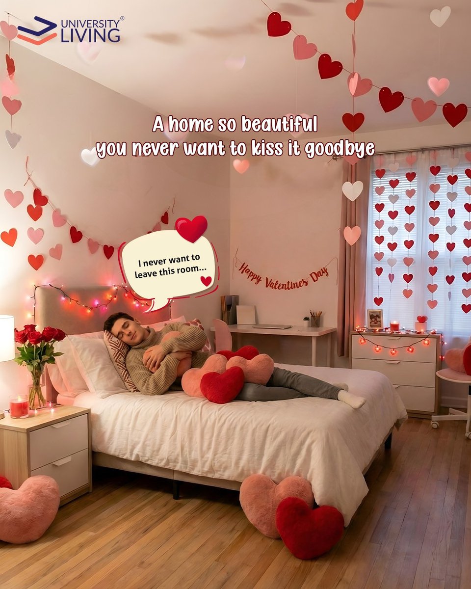 living_uni's tweet image. ✨ A home that promises comfort, love, and warmth, just like your favorite teddy bear! 💕
 Valentine’s Sale is going to end soon! Don’t miss your chance to grab the best deals for your perfect home. 🔥
Book Now- uniliv.app/qVGiEfIXz

#UniversityLiving #ValentinesSale