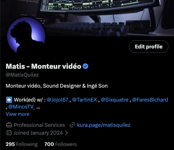 J’avais même pas fait gaffe, mais je viens de passer les 700 followers. Merci à vous ❤️ pour la force, on va continuer sur cette lancée ! 👀