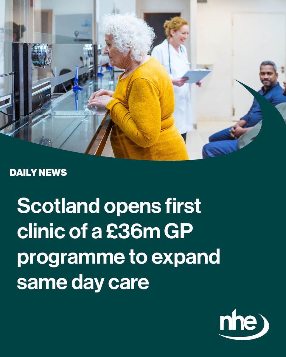 thenhenews's tweet image. A major step forward for primary care in Scotland 🏥

Patients can now access same-day GP care without an appointment, as part of a £36m programme that will create 14 more clinics and ease pressure on GPs and hospitals.

More 👇
nationalhealthexecutive.com/articles/scotl…

@scotgov #NHSScotland