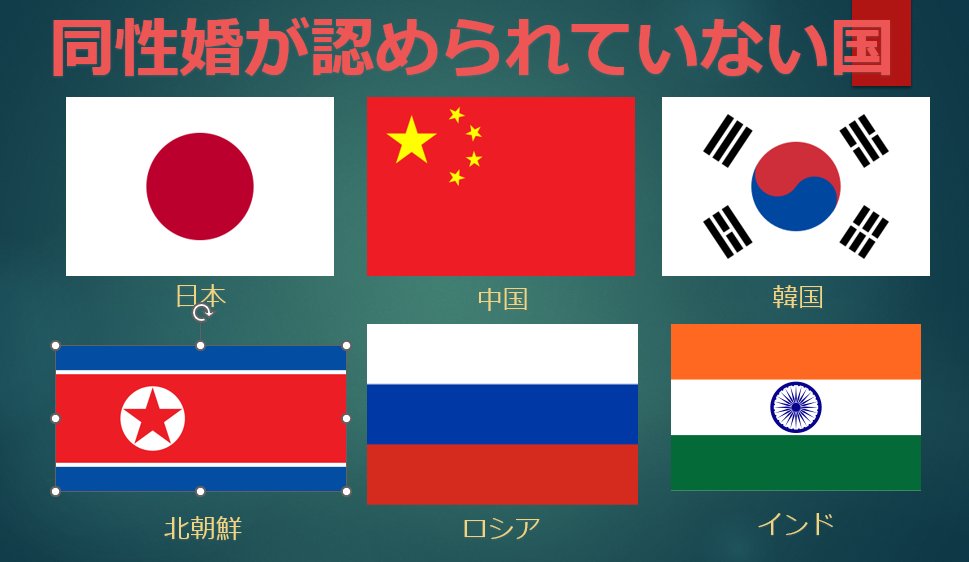 “あの国は嫌いだ”と言いながら、“あの国と同じく同性婚には反対”というダブスタが「普通の日本人」の特徴