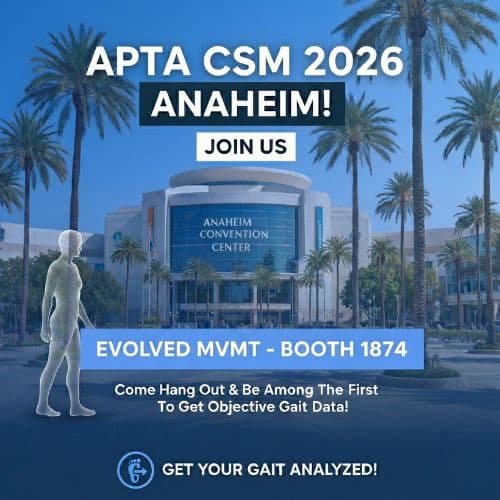 Who's going to CSM? I'll be at booth 1874 - Evolved MVMT - come get your gait score!