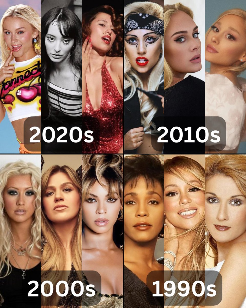 vocal trinity of each decade