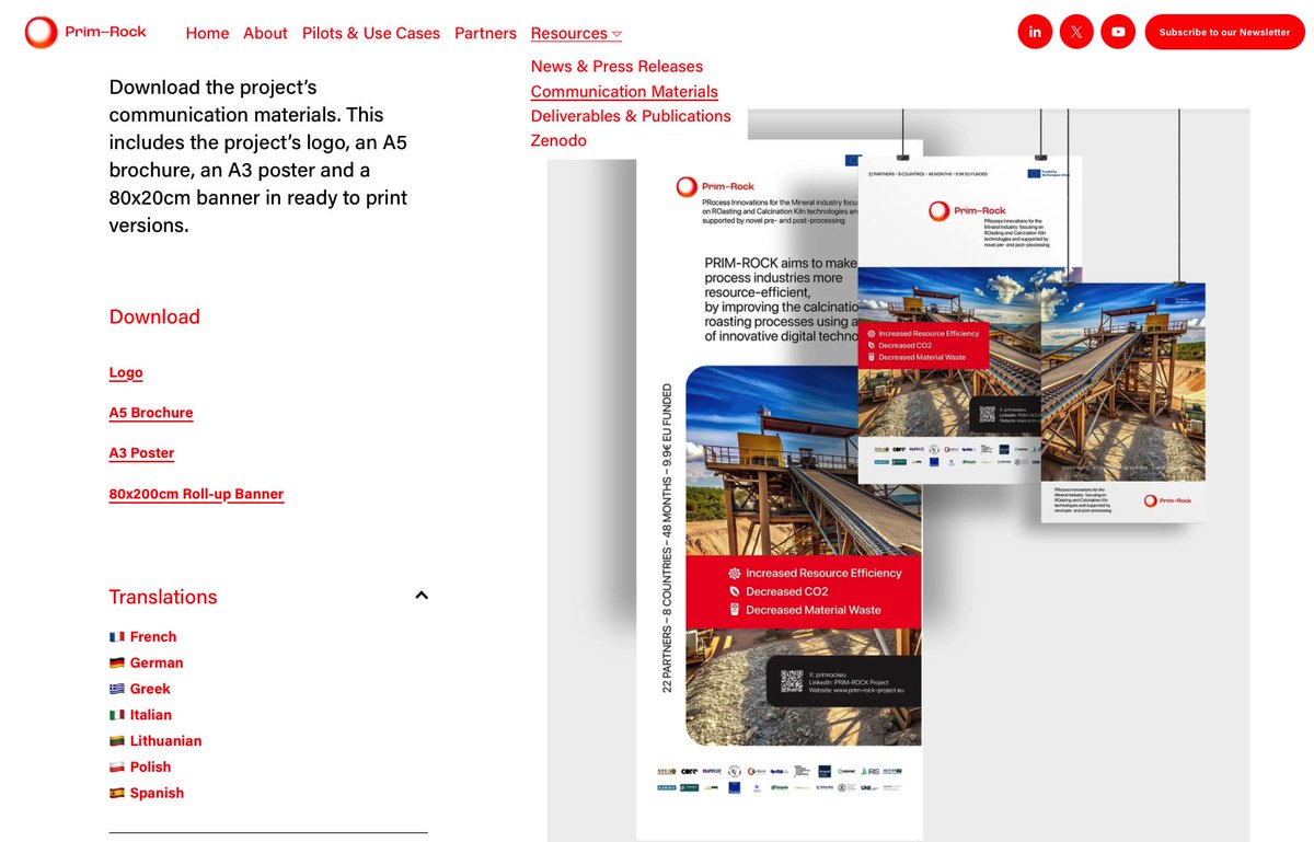 primrockeu's tweet photo. #PrimRockMoments 📌

😰 English isn't your first language and you are struggling to connect with our project?

✨ Worry no more! We got you covered!

🚀 Over the past few months, we put our focus on translating our core communication kit in all of the project's additional 7 languages because we believe that language should never be a barrier to learning.

Head over to 💡 https://t.co/8NrDS7HLOa download our materials in the language you are most comfortable with.

Don't forget to share the news!

#sustainability #industry #efficiency #rawmaterials #horizoneu #research