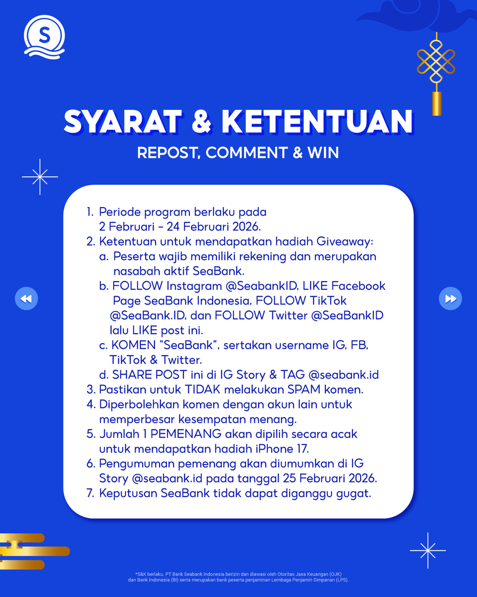 SeaBank Indonesia tweet media