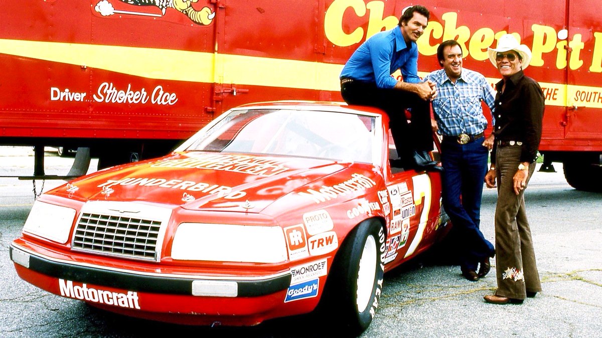 Burt Reynolds would have been 90 today #RIP 

#StrokerAce 🏁