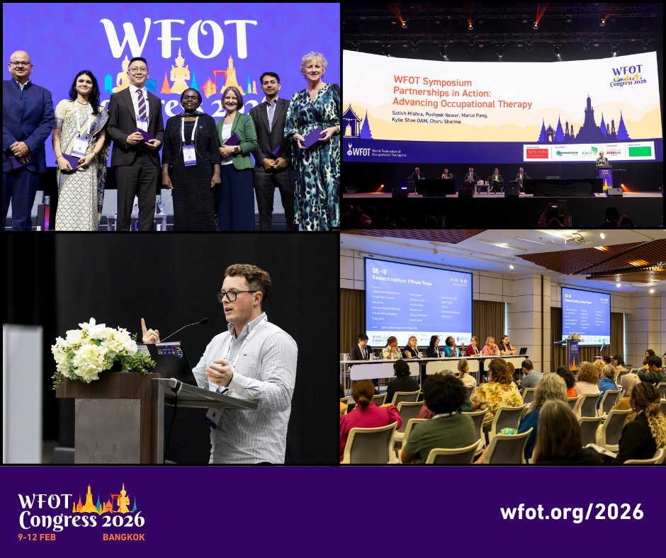 thewfot's tweet photo. Highlights from Day 2 of the 19th WFOT Congress https://t.co/tEatJ83HSx
