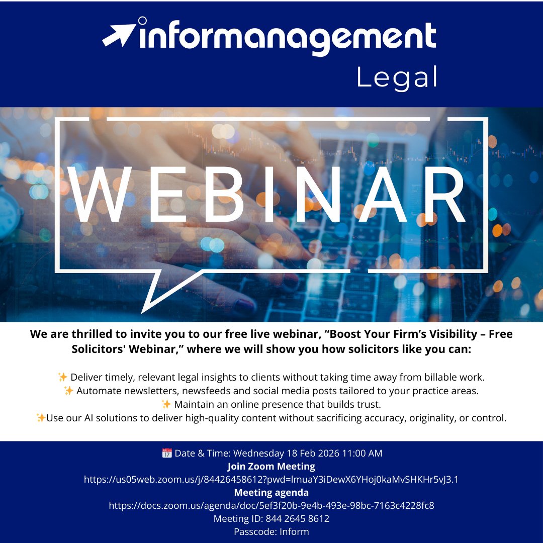 Informanagement Legal tweet media