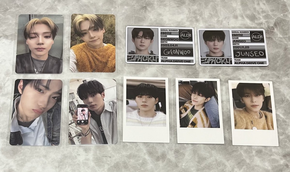 56211exo's tweet photo. ALD1 ALPHA DRIVE ONE アルディワンALPHADRIVEONE アドワン EUPHORIA トレカ 交換 封入 特典

【譲】
ジュンソ、ゴヌ、サンウォン、シンロン、サンヒョン

【求】
サンウォン
リオ

交換可能な方はリプかDMお願いいたします🙇🏻‍♀️ https://t.co/edt3VVHq2V