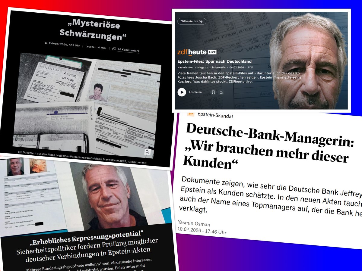 Sunnymica's tweet photo. Deutschland ignoriert seine eigenen Verstrickungen, während die USA noch über die geschwärzten Epstein-Akten streiten.
Wie viele Namen müssen noch fallen? In den US-Akten steht ein neunjähriges Mädchen – doch in Deutschland will offenbar kaum einer wissen, wer diejenigen finanziert hat oder sich politische Vorteile von denen versprach, die dieses Kind missbrauchten.

Heute muss die amerikanische Justizministerin Pam Bondi vor dem Justizausschuss des Repräsentantenhauses aussagen. Ab 16 Uhr unserer Zeit. Es ist eine sogenannte Oversight-Anhörung – die parlamentarische Kontrolle der Regierung durch den Kongress, ein Grundpfeiler der amerikanischen Demokratie. Der Justizausschuss hat das verfassungsmäßige Recht, jedes Ministerium und dessen Leitung zu befragen. Und der Ausschuss hat Fragen.

Der Journalist Aaron Parnas, der seit Monaten eng mit Überlebenden von Epsteins Missbrauch zusammenarbeitet, berichtet allerdings, dass republikanische Ausschussmitglieder angewiesen wurden, bei der Anhörung KEINE Fragen zu den Epstein-Akten zu stellen. Sie sollen sich auf die „positiven Leistungen“ von Bondi konzentrieren. Das berichteten Epstein-Überlebende, die sich zuvor mit republikanischen Abgeordneten getroffen hatten. In diesen Treffen hatte man ihnen versichert, man werde Bondi „harte Fragen“ stellen. Danach kam die Ansage von oben: keine Epstein-Fragen.

Es wird also auf die Demokraten ankommen. Und die haben sich vorbereitet. Allen voran Jamie Raskin.
Raskin ist der ranghöchste Demokrat im Justizausschuss. Am Montag saß er stundenlang in einem abgeschirmten Raum im Justizministerium – vier Computer, keine Telefone, keine Mitarbeiter, nur handschriftliche Notizen erlaubt – und sichtete zum ersten Mal die ungeschwärzten Epstein-Akten. Was er fand, nannte er „verstörend“. Nicht wegen der Inhalte allein, sondern wegen der Art, wie das Justizministerium damit umgegangen ist.

Die Opfernamen in 3.000 Seiten: NICHT geschwärzt. Nacktfotos von Opfern: NICHT geschwärzt. Dafür die Namen von mutmaßlichen Tätern und Mitwissern: geschwärzt. Ohne erkennbaren Grund. Ohne rechtliche Grundlage.

Raskin sagte vor Kameras: „Tonnenweise völlig unnötige Schwärzungen.“ Das Justizministerium befinde sich „im Vertuschungsmodus“.

Trumps Name war an zahllosen Stellen geschwärzt. Darunter ein Mailwechsel zwischen Epsteins Anwälten und Trumps Anwälten aus dem Jahr 2009 über Epsteins Besuche in Mar-a-Lago. In diesem Mailwechsel wird Trump damit zitiert, Epstein sei kein Mitglied seines Clubs gewesen, wohl aber Gast – und man habe ihn nie gebeten zu gehen. Das ist das exakte Gegenteil dessen, was Trump seit Jahren behauptet: Er habe Epstein rausgeworfen. Diese Passage war geschwärzt. Warum?

Thomas Massie, Republikaner aus Kentucky und einer der beiden Autoren des Epstein Transparency Act – also des Gesetzes, das die Veröffentlichung der Akten erzwungen hat –, fand in nur zwei Stunden die Namen von mindestens sechs Männern, deren Identitäten in der öffentlichen Version geschwärzt worden waren. Darunter mindestens ein US-Bürger. Ein hochrangiger ausländischer Regierungsvertreter. Und drei oder vier weitere, deren Nationalität Massie und sein demokratischer Co-Autor Ro Khanna nicht sofort bestimmen konnten. Einer davon, so Khanna, sei „eine ziemlich prominente Persönlichkeit.“

Und dann sagte Raskin noch etwas, das man nicht vergessen sollte: Er sah in den Akten Verweise auf Mädchen im Alter von 17, 16, 14, 11, 10 Jahren. Und auf ein neunjähriges Mädchen.

Von den sechs Millionen identifizierten Seiten hat das Justizministerium 3,5 Millionen veröffentlicht. Drei Millionen hält es zurück. Todd Blanche, der stellvertretende Justizminister, behauptet, man habe „nichts zu verbergen“ und sei „der Transparenz verpflichtet.“ 500 Mitarbeiter hätten die Schwärzungen vorgenommen. Gleichzeitig hat der Oversight-Ausschuss des Repräsentantenhauses Bondi per Subpoena – einer Vorladung mit Zwangscharakter – zur Herausgabe aller ungeschwärzten Akten aufgefordert. Bondi ignoriert diese Vorladung. Ein Antrag, sie wegen Missachtung des Kongresses zu belangen, wurde von den Republikanern blockiert.

Selbst im angeblich „ungeschwärzten“ Leseraum des Justizministeriums waren Dokumente immer noch geschwärzt.

Und hier wird es strukturell wichtig. Massie und Khanna stellten nach ihrer Einsicht eine entscheidende Frage: Woher kamen die Schwärzungen, die sie selbst im angeblich ungeschwärzten Raum noch vorfanden? 

Khanna sagte: „Ich dachte, wir sollten die ungeschwärzten Versionen sehen.“ Beide vermuteten, dass die Dokumente bereits geschwärzt beim DOJ angekommen waren – vom FBI oder von einer Grand Jury.

Das klingt technisch. Ist es aber nicht. Es ist der Kern des Skandals.

Denn das FBI untersteht direkt dem Präsidenten. FBI-Direktor ist Kash Patel, Trumps handverlesener Mann. Wenn das FBI die Akten schwärzt, BEVOR sie ans Justizministerium gehen, dann kann Bondi vor dem Ausschuss sitzen und mit aufrichtiger Miene sagen: Wir haben nichts geschwärzt, die Akten kamen so bei uns an. Und das FBI schweigt.

Rachel Maddow hat diesen Mechanismus am Sonntagabend in ihrer Sendung seziert: Die Schwärzungskette läuft vom FBI – das Trump kontrolliert – über das DOJ – das Bondi und Blanche leiten – in den Leseraum des Kongresses. An jeder Stelle kann geschwärzt werden. An keiner Stelle ist jemand verantwortlich. Das ist keine Schlamperei. Das ist – bestenfalls – strukturelles Versagen oder sogar die Architektur eines Systems.

Massie formulierte es diplomatisch: Er hoffe, das Problem könne „behoben“ werden. Aber er ist kein naiver Mann. Er hat das Gesetz geschrieben. Er weiß, was er gesehen hat. Und er weiß, wer die Macht hat, Dokumente zu schwärzen, bevor sie irgendjemand zu Gesicht bekommt.

Ghislaine Maxwell, Epsteins engste Komplizin, verurteilte Kinderhändlerin, berief sich bei ihrer Anhörung am Montag auf ihr Recht, die Aussage zu verweigern. Ihr Anwalt sagte anschließend, sie werde nur dann „einen vollständigen Bericht liefern“, wenn Trump sie begnadigt.

20 Überlebende von Epsteins Missbrauch haben Bondi einen offenen Brief geschrieben, mit 15 Fragen. Ein Satz daraus: „Diese Veröffentlichung bringt keinen Abschluss. Sie fühlt sich an wie ein bewusster Versuch, Überlebende einzuschüchtern, diejenigen zu bestrafen, die den Mut hatten auszusagen, und dieselbe Kultur der Geheimhaltung zu zementieren, die Epsteins Verbrechen jahrzehntelang ermöglicht hat.“

Ein anderer: „Überlebende werden bloßgestellt, während ihre Peiniger verborgen und geschützt bleiben.“

Soweit die USA. Trumps Justizministerium vertuscht aktiv. Aber die Mauer bröckelt. Weil es auf beiden Seiten des Kongresses Abgeordnete gibt, die sich nicht kaufen lassen – Massie ist Republikaner, Khanna Demokrat, beide haben das Gesetz geschrieben. Weil es sechs Millionen Seiten gibt, von denen jede einzelne eine Bombe mit Zeitzünder ist.

Und weil 20 Frauen, die als Kinder vergewaltigt wurden, nicht aufhören werden für sich und all die Opfer zu kämpfen, deren Namen wir überhaupt noch nicht kennen, wie das neunjährige Mädchen.
Und in Europa? Da bewegt sich etwas. Überall. Außer bei uns.

Norwegen: Die Kronprinzessin Mette-Marit hat sich öffentlich entschuldigt. Das Parlament plant eine Untersuchungskommission. WEF-Präsident Børge Brende wird unabhängig untersucht.

Slowakei: Außenminister Lajčák ist zurückgetreten.
Großbritannien: Starmer wackelt, weil er Mandelson trotz Epstein-Wissen zum Botschafter machen wollte. Die Londoner Polizei ermittelt. Andrew wurde der Königstitel entzogen.
Lettland: Ermittlungen eingeleitet.
Polen: Untersucht Epsteins Verbindungen zum russischen Geheimdienst.
Frankreich: Jack Lang hat sein Amt aufgegeben.

Und Deutschland?
In Deutschland beschäftigen sich die Medien damit, dass Ghislaine Maxwell einen deutschen Presseausweis hatte, der inzwischen als Fälschung bestätigt wurde.

Dass Deutschland ein eigenes Epstein-Problem hat – davon will niemand etwas wissen. Dabei liegt es offen da. Man muss nur hinschauen.

Die Deutsche Bank war von 2013 bis 2018 Jeffrey Epsteins Hausbank. Nicht irgendeine Bankverbindung – seine HAUPTBANK. Über 40 aktive Konten. Er war „Key Client“, besonders wichtiger Kunde. JP Morgan, Amerikas größte Bank, hatte Epstein kurz zuvor rausgeworfen – zu riskant. Die Deutsche Bank hat ihn mit offenen Armen aufgenommen. In einem internen Dokument von 2013 hielten die Mitarbeiter fest: Jeffrey Epstein ist in Florida als Sexualstraftäter registriert. Sie haben ihn trotzdem genommen. Ihn als „Hochrisiko-Kunden“ eingestuft – und dann gefeiert.

Das Handelsblatt hat interne E-Mails der Deutschen Bank ausgewertet, die Teil der Epstein-Akten sind. Januar 2015. Ein Kundenbetreuer der Vermögensverwaltung schreibt an den damaligen globalen Vertriebschef Dario Schiraldi: „Dario – das ist das Geschäft, von dem ich dir vorhin erzählt habe. Gerade mit Epstein abgeschlossen, 20 Minuten nachdem ich die E-Mail verschickt habe.“ Die damalige Amerika-Chefin für die Betreuung vermögender Kunden antwortet: „Vier Abschlüsse mit diesem Kunden in den vergangenen drei Wochen! Jetzt benötigen wir mehr solche Kunden. Weiter so!“

Mehr solche Kunden. Wie Jeffrey Epstein. Den verurteilten Kinderschänder.

Was lief über diese 40 Konten? Eine 53-seitige Präsentation der Deutschen Bank an die New Yorker Staatsanwaltschaft aus dem Jahr 2019 listet unter der Überschrift „Zusammenfassung von Zahlungen an offenbar ausländische Models“ insgesamt 181 Zahlungen an 28 sogenannte „Models“ auf. Gesamtsumme: 874.649 Dollar. Dazu 800.000 Dollar Bargeldabhebungen in vier Jahren. Dazu Anwaltskosten für „Mitverschwörer“, die Epstein über seine Konten bei der Deutschen Bank bezahlte. Drei „potenzielle Vergleichszahlungen“ in Höhe von insgesamt 7,5 Millionen Dollar – meistens ging es um Missbrauchsvorwürfe.

Das US-Justizministerium stellte fest: Die Deutsche Bank unternahm „nichts oder nur sehr wenig, um Zahlungen an Verdächtige zu untersuchen oder zu verhindern.“

2020 zahlte die Deutsche Bank 150 Millionen Dollar Strafe an die New Yorker Finanzaufsicht. 2023 weitere 75 Millionen Dollar an Epsteins Opfer, um eine Sammelklage wegen Ermöglichung von Menschenhandel abzuwenden. Die Aktie brach letzte Woche um fünf Prozent ein, als die neuen Details bekannt wurden. Das Handelsblatt kommentierte: „Die Verstrickung der Bank mit dem Sexualstraftäter zeugt von einer derart abschreckenden Mischung aus Fahrlässigkeit und Skrupellosigkeit, dass sie das Vertrauen in das Institut bis heute erschüttert.“

Und was sagt die Deutsche Bank? „Wir bedauern unsere damalige Geschäftsbeziehung zu Epstein zutiefst. Die Deutsche Bank hat aus diesem Fehler gelernt.“

Fehler. Dieselbe Bank, die letzte Woche wegen ihrer Kontakte zum russischen Oligarchen Abramowitsch durchsucht wurde. Muster, anyone?

Hinzu kommt: Epstein suchte aktiv Kontakte nach Russland. Die New York Times berichtete gestern, dass er sich mit russischen Offiziellen vernetzte, darunter einem stellvertretenden Wirtschaftsminister mit Geheimdiensthintergrund. 
Er versuchte wiederholt, ein Treffen mit Putin zu arrangieren. Er brachte junge Frauen aus Russland nach Europa und in die USA. Polen hat deshalb eine Untersuchung der Epstein-Geheimdienstverbindungen angekündigt. 

Marc Henrichmann, der Vorsitzende des deutschen Geheimdienste-Kontrollgremiums, warnt vor „erheblichem Kompromittierungs- und Erpressungspotential.“ Aber eine deutsche Untersuchung? Fehlanzeige.

Nur, die Deutsche Bank ist nicht die einzige deutsche Verbindung.

Nicole Junkermann ist Unternehmerin und Investorin, international vernetzt, bewegt sich in den höchsten Kreisen von Technologie und Wirtschaft. Ihr Name taucht in den Epstein-Files so häufig auf wie kaum ein anderer deutscher Name. t-online hat die Mails ausgewertet: Junkermann und Epstein schrieben sich über Jahre hinweg, manchmal im Minutentakt. Epstein stellte ihr Kontakte zu Bill Gates her, vermittelte Treffen mit dem Umfeld von Peter Thiel. Auch Junkermann stellte Epstein ihrerseits Kontakte her. Auf Anfragen reagierte nicht sie, sondern eine auf Medienrecht spezialisierte Anwaltskanzlei. Ohne auf die Fragen einzugehen.

Joscha Bach, geboren 1973 in Weimar, ist KI-Forscher und in der internationalen Tech-Szene bekannt. Bei einem Abendessen stellte Epstein ihn dem ehemaligen US-Finanzminister Larry Summers vor: 

„Joscha Bach, my AI guy I brought from Berlin.“ Bach erhielt laut Recherchen von Spiegel, ZDF und dem Wiener Standard über eine Million Dollar von Epstein. 

Nicht nur für Forschung – auch für Miete, Flüge und das Schulgeld seiner Kinder an einer Privatschule in Kalifornien. Bach war auf Epsteins Insel. In einer Mail einer Freundin, adressiert an Bach und Epstein, ist von „High-Profile-Inselorgien“ die Rede. 

In Mails an Epstein schrieb Bach, schwarze Kinder hätten eine „langsamere kognitive Entwicklung“, Frauen fänden „abstrakte Systeme langweilig“, und Faschismus sei „wahrscheinlich die effizienteste Regierungsform, wenn man ihn nachhaltig hinbekommt.“ 

Heute sagt Bach, er habe von Epsteins Verbrechen „keinerlei Kenntnis“ gehabt und sei „zutiefst schockiert.“

Steve Bannon, Trumps ehemaliger Chefstratege, schrieb Epstein in Chatverläufen, die der Spiegel ausgewertet hat, dass er die AfD berate – neben dem französischen Front National, Salvinis Lega, Orbán und Farage. Bannon traf sich mit Alice Weidel, Tino Chrupalla und dem mittlerweile aus der AfD ausgetretenen Jörg Meuthen. 

Beide – Bannon und Epstein – wollten Merkel stürzen und die europäische Rechte aufbauen. Nach dem Rücktritt von Theresa May schrieb Epstein an Bannon: „good work.“ Bannon antwortete: „Merkel and Macron on Monday.“

Apropos Bannon. Wusste eigentlich Jens Spahn all das, als er 2017 bei Bannon im Weißen Haus saß?

Wahrscheinlich nicht. 2017 wusste die Öffentlichkeit nichts über Bannon-Epstein. Bannon war damals „nur“ Trumps Chefstratege und Chef des abscheulichen Hetzblattes Breitbart. Dass er parallel hundertfach mit einem verurteilten Kinderschänder korrespondierte, wurde erst ab Herbst 2025 bekannt.

ABER – und das ist der Punkt, der für unsere Betrachtung wichtig ist:
Spahn traf Bannon 2017. 
Bannon traf 2017-2019 regelmäßig Epstein. 
Bannon beriet laut eigener Aussage an Epstein die AfD. 
Bannon versuchte mit Epstein, Merkel zu stürzen. Spahn sagte beim Republikanerparteitag 2024, er sehe „viele Gemeinsamkeiten“ mit Trump.

Es ist eigentlich völlig egal, ob Spahn 2017 wusste, dass Bannon mit Epstein verkehrte. 
Aber jetzt weiß er es. 

Konkret seit November 2025, als die Demokraten im Oversight Committee erstmals sechs Seiten veröffentlichten, die Epsteins Meetings mit Thiel, Musk und Bannon zeigten plus nach den ebenfalls 2025 veröffentlichten E-Mails, die die Arbeitsbeziehung Bannon-Epstein erstmals sichtbar machten: Europa-Strategie, Rehabilitierungspläne, „There are many leaders of countries we can organize for you“.

Und was hat der Fraktionschef der Regierungspartei seitdem dazu gesagt? Hat er sich distanziert? Hat er erklärt, warum er sich in einem Netzwerk bewegt, dessen Knotenpunkte (Bannon, Thiel, Angermayer) alle in den Epstein-Akten auftauchen? Hat er gefordert, dass sich Deutschland dringend um Aufklärung bemühen muss?

Das ist die Frage, die offenbar keiner stellen will. Nicht ob Spahn davon wusste. Sondern warum er jetzt schweigt, wo er es weiß. 

Und das ist der Punkt, der mir am wichtigsten ist.
Es geht nicht darum, ob irgendjemand von den hier Genannten selbst Kinder missbraucht hat. 
Nicht jeder Name in den Akten bedeutet eine Straftat. 

Aber.
Jeffrey Epstein wurde 2008 verurteilt. Als Sexualstraftäter. In Florida öffentlich registriert. Level 3 – höchstes Rückfallrisiko. Das war keine Geheimakte. Das war eine öffentlich zugängliche Information.

Jeder, der nach 2008 Geschäfte mit diesem Mann machte, sein Geld nahm, an seinem Tisch saß, seine Kontakte nutzte, seine Türen durchschritt, muss sich die Frage gefallen lassen: War es dir egal? Hast du an einem Kinderschänder verdient? Waren dir die missbrauchten Mädchen schlicht scheißegal, solange die Kontakte stimmten, die Deals liefen, die Karriere lief?

Jeder Kontakt zu Epstein nach 2008 ist Salzsäure. Das frisst sich durch jeden Lebenslauf, durch jede Reputation, durch jede Verteidigungslinie. Es gibt kein „Ich wusste von nichts.“ 

Die Verurteilung war öffentlich. Wer trotzdem mit ihm verkehrte, hat sich entschieden. Und diese Entscheidung wird nicht verschwinden, nur weil man in Deutschland gerade beschlossen hat, nicht hinzuschauen.

Denn wenn die restlichen drei Millionen Seiten veröffentlicht werden – und sie werden veröffentlicht, weil es ein Gesetz gibt, weil Massie und Khanna nicht aufhören werden, weil Raskin sich durch die Akten gräbt, weil 20 Frauen 15 Fragen an die Justizministerin geschrieben haben, weil ein neunjähriges Mädchen in den Akten steht – dann wird jeder Name dort stehen. Auch die deutschen.

Und was macht Deutschland?
Konstantin von Notz, Grüne, fordert, dass deutsche Staatsanwaltschaften sich die Akten anschauen. Marc Henrichmann, CDU, Vorsitzender des Geheimdienste-Kontrollgremiums, sagt, die Enthüllungen böten „erhebliches Kompromittierungs- und Erpressungspotential.“ Sebastian Fiedler, SPD, hält deutsche Bezüge für „keineswegs ausgeschlossen.“

Zwei, drei Abgeordnete, die richtige Sätze sagen. Keine Staatsanwaltschaft hat Ermittlungen aufgenommen. Kein Untersuchungsausschuss. Keine Regierungserklärung.

In Norwegen eine Untersuchungskommission. In der Slowakei ein Rücktritt. In Lettland Ermittlungen. In Polen eine Geheimdienstuntersuchung. In Großbritannien wackelt die Regierung.

In Deutschland hat die Deutsche Bank ihre Lektion gelernt. Nicole Junkermann schickt einen Anwalt. Joscha Bach ist zutiefst schockiert. Und der Bundestag schließt die Augen.

Die deutsche Reaktion auf den Epstein-Skandal ist die deutsche Reaktion auf alles. Wegschauen. Aussitzen. Bedauern. Lektion gelernt. Nächstes Thema.

Nur dass es kein nächstes Thema geben wird. Es gibt sechs Millionen Seiten. Es gibt ein Gesetz. Es gibt Abgeordnete, die sich nicht kaufen lassen. Es gibt 20 Frauen, die nicht aufhören werden. Und es gibt Kinder, die neun Jahre alt waren.

Die Frage ist nicht, ob es Deutschland trifft. Die Frage ist, wann. Und ob wir dann wieder sagen werden: Wir haben unsere Lektion gelernt.