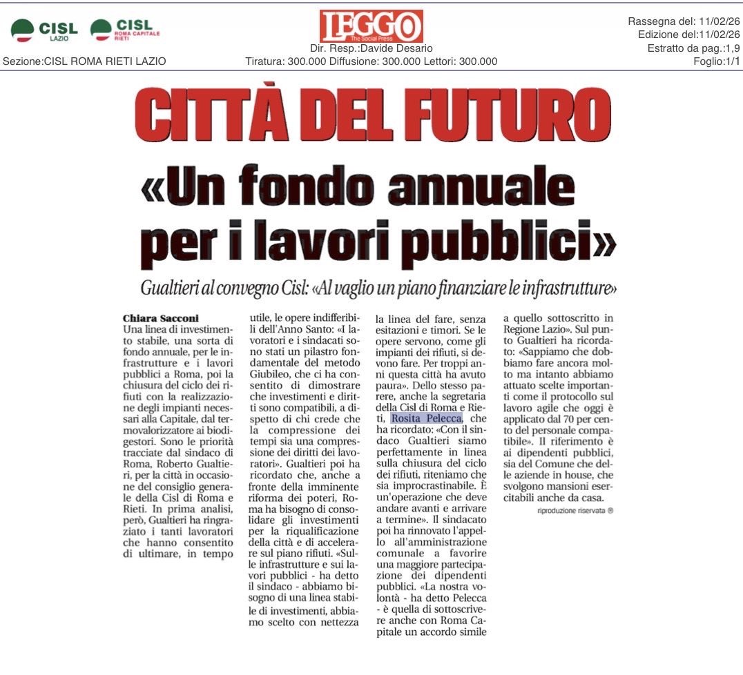 CislRomaRieti's tweet photo. A #Roma si guarda al futuro con un piano annuale per i lavori pubblici.
Rosita Pelecca: Infrastrutture, ricucitura periferie e chiusura ciclo dei rifiuti per promuovere la crescita della Capitale.
Il Sindaco Roberto Gualtieri sottolinea l'importanza di investire nella città. https://t.co/l49HNsfqvv