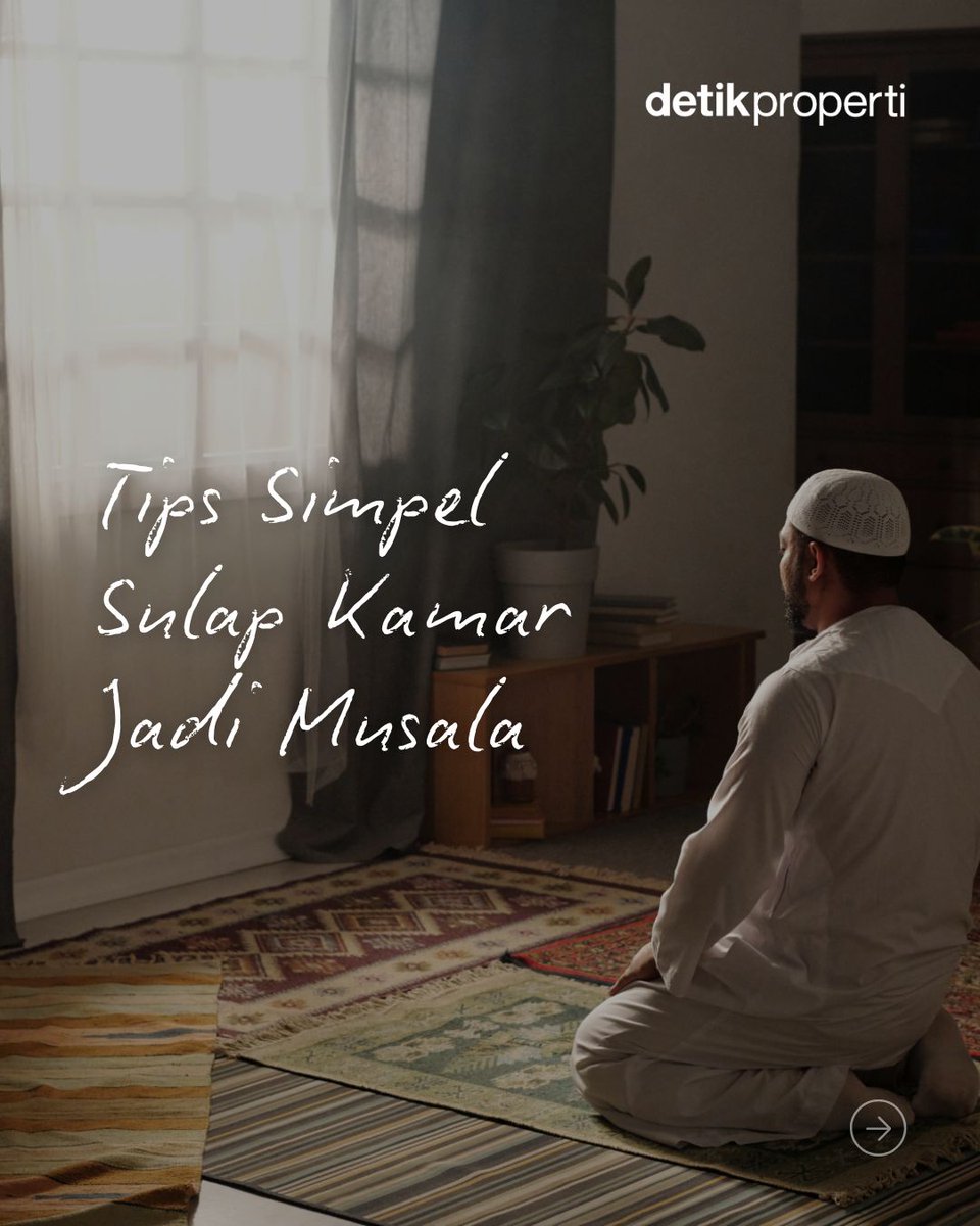 detik_properti's tweet image. Nggak perlu ribet atau mahal, kamar pun bisa disulap jadi musala dengan beberapa langkah simpel ini lho detikers! 👀

Creator: Zoya

#Musala #Ramadan #TipsProperti #Interior